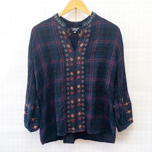 Johnny Was Vika Paris Effortless Blouse - Size M